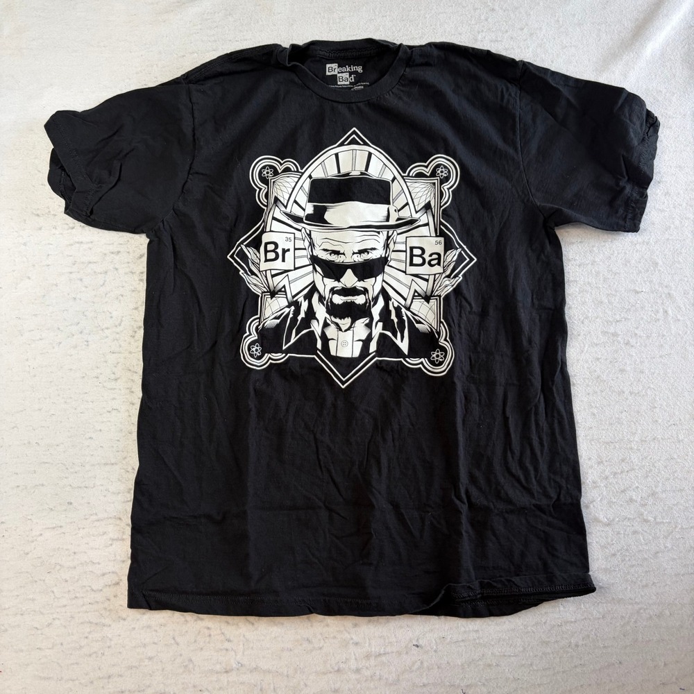 Breaking Bad Graphic T-Shirt Mens 2XL Black Heisenberg Walter White 2013